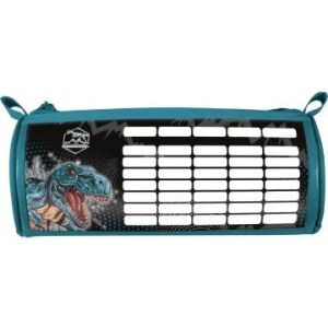 Valcový peračník Dino Cool s dizajnom dinosaura a rozvrhom hodín - Peračníky