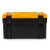 Fekete és sárga szerszámosláda