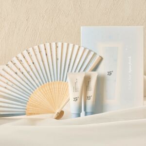 BEAUTY OF JOSEON Relief Sun Aqua Fresh (Rice + B5) Fényvédő Krém Szett 50mlx2db (+legyező) (SPF50+ PA++++) 141136275 - Napfényvédő