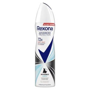 REXONA ADVANCED PROTECTION DEO SPRAY INVISIBLE AQUA 150ML