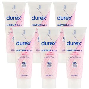 Durex Naturals Extra Sensitive Lubrykant 6-pak, tubki 100ml - Durex