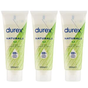 Durex Naturals Lubrikačný gél 3x100ml balenie, prírodný intímny gél pre zvýšené potešenie - Durex