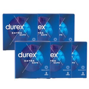 Durex Extra Safe Condom 6x3ks 141156449 - Durex Kondómy