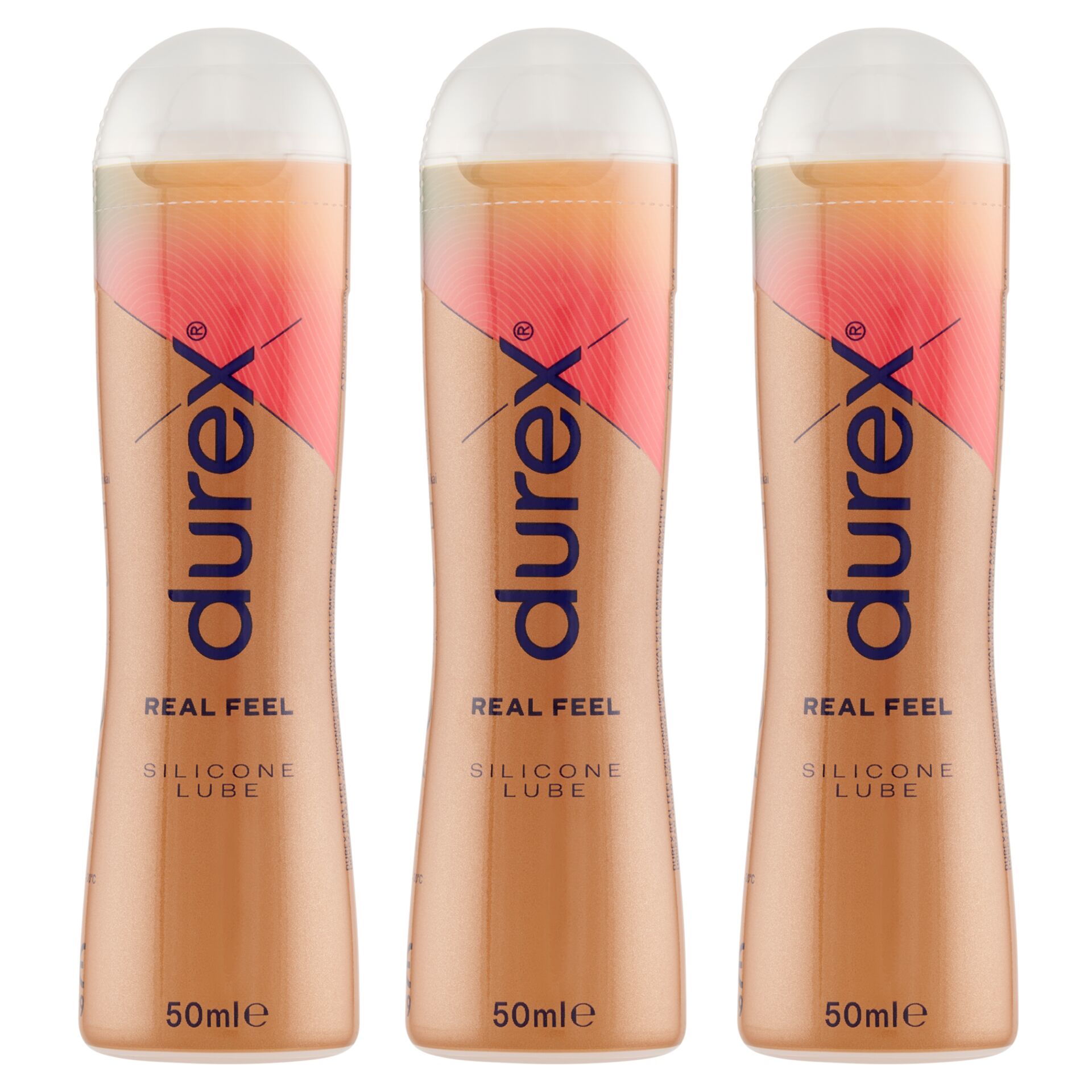 E-shop Lubrikačný gél Durex Play Real Feel 3x50ml