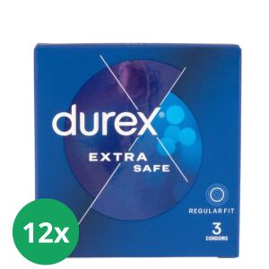 Prezerwatywy Durex Extra Safe 12x3szt 141156495 - Durex