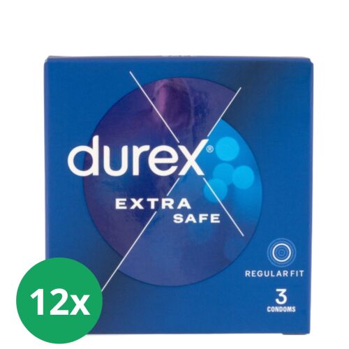 Prezerwatywy Durex Extra Safe 12x3szt
