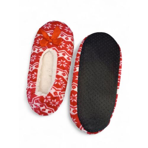 Norvég mintás női szobamamusz csúszásgátlós talppal