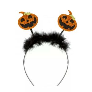 Halloween fejdísz csillogó tökös textil 141156670 - Hajcsat, hajráf
