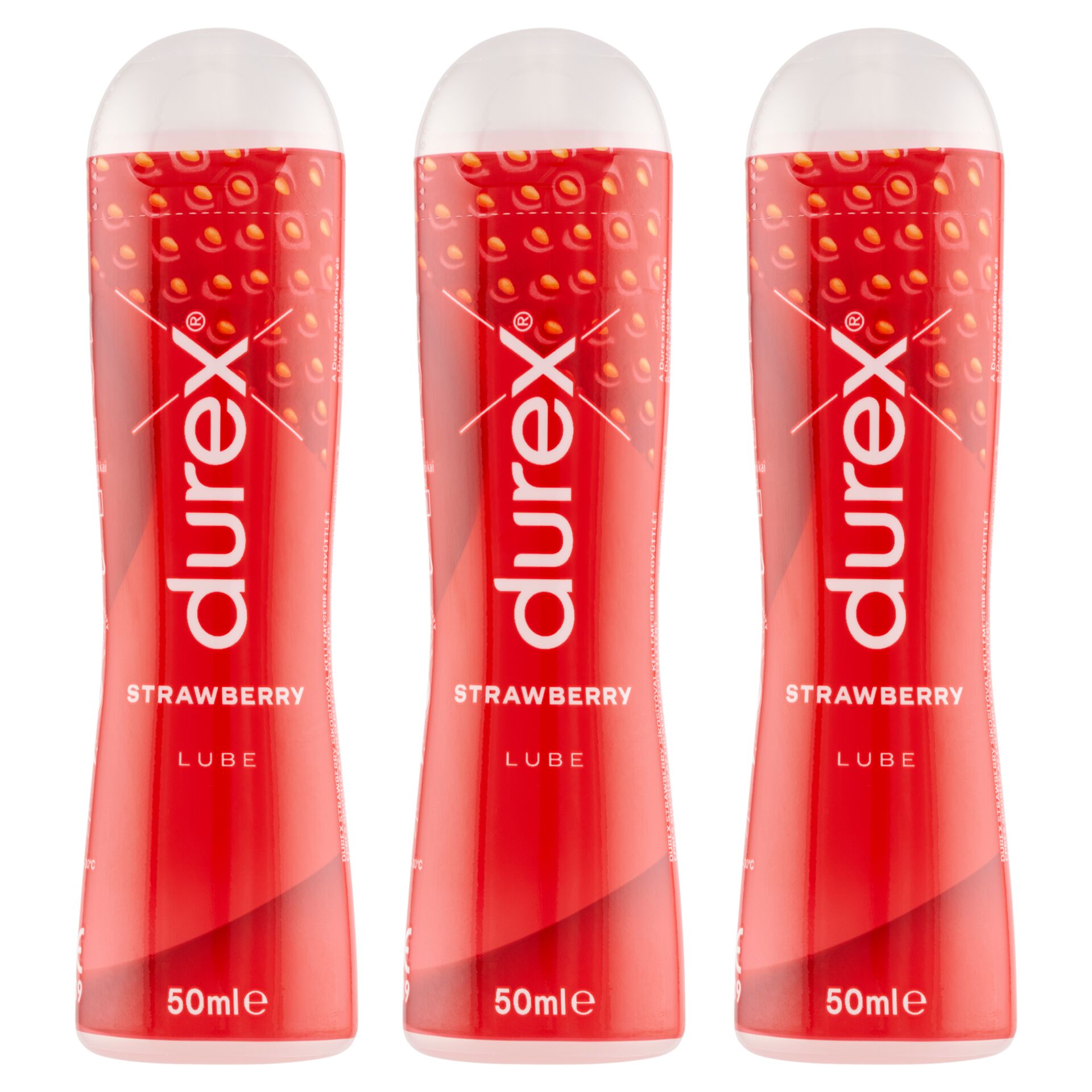 E-shop Durex Play Saucy Strawberry Lubrikačný gél 3x50ml