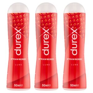 Durex Play Saucy Strawberry Lubrikant 3x50ml pakiranje - Durex