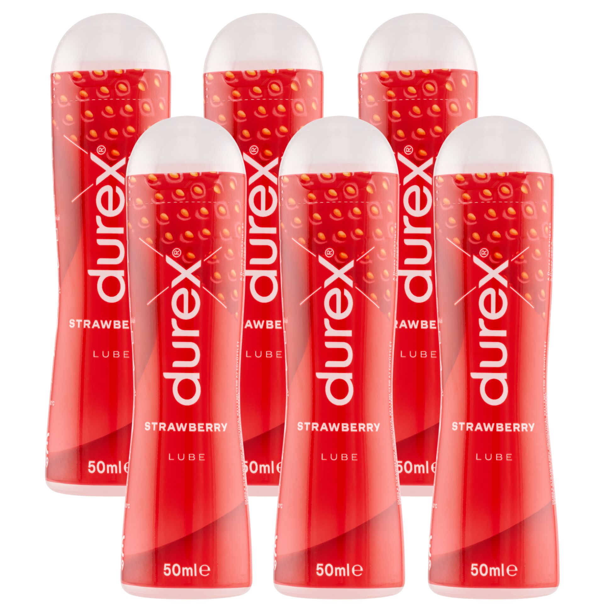 E-shop Durex Play Saucy Strawberry Lubrikačný gél 6x50ml