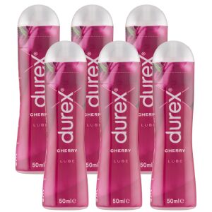 Durex Play Cheeky Cherry Lubrikačný gél 6-balenie, 50ml fľaše - Durex