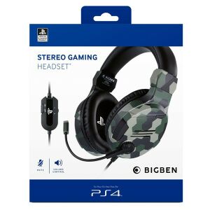Nacon 2806204 V3 PS4/PC sztereo zöld gamer headset 141159294 - Nacon