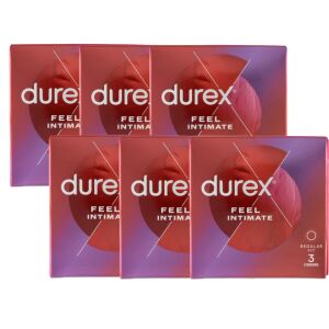 Durex Feel Intimate Condom 6x3ks 141159432 - Durex Kondómy