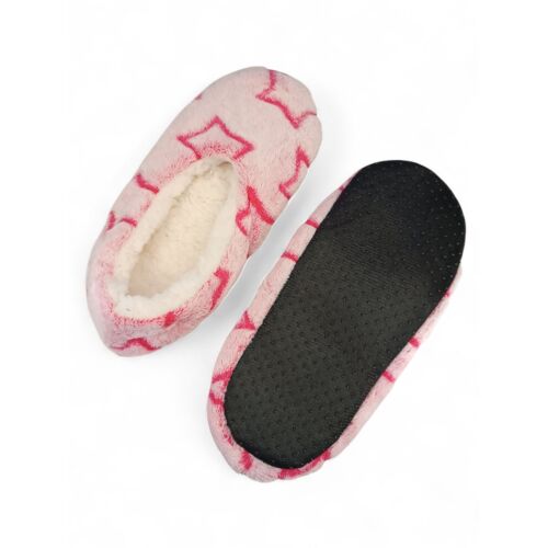 Rózsaszín csillagos szobamamusz csúszásgátló talppal