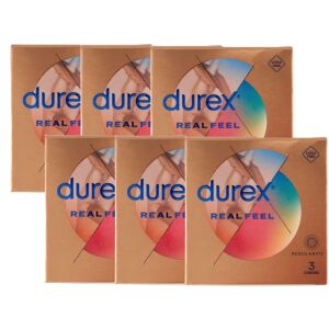 Durex Real Feel Кондоми 6x3 броя, без латекс - Durex