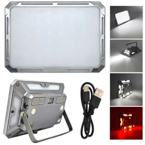 Univerzálne pracovné LED svetlo s plynulou reguláciou farby a jasu, USB-C nabíjateľné, funkcia power banky, magnetická základňa - Lampy&osvetlenie