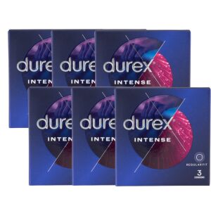 Durex Intense Orgasmic Prezervative 6x3 bucăți - Durex