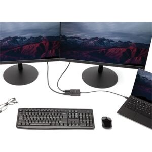 StarTech.com MSTCDP122DP video digitalizáló adapter 3840 x 2160 pixelek Fekete 141170369 - DisplayPort átalakító