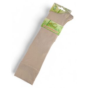 Bézs bambusz térdzokni, 35-38-as méret, csomagolva - Varró