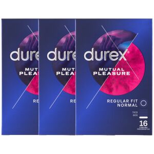 Durex Mutual Pleasure Kondómy, 16 kusov, pre zvýšenú citlivosť a potešenie - Kondómy