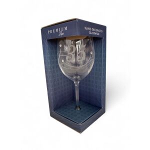 35.Születésnapra-Kristállyal díszített prémium borospohár-Házassági évfordulóra