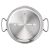 Tefal Duetto+ stainless steel pot lid, top view