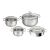 Tefal Duetto+ 8-piece stainless steel cookware set