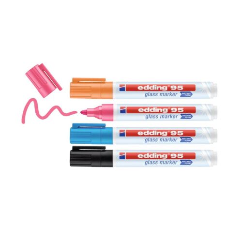 edding 95 Üvegtáblafilc (4 szín/csomag) 141180747