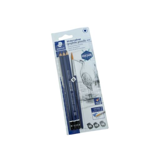 Staedtler Design Journey akvarell grafitceruza ecsettel, 4B 6B 8B