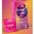 Durex Pleasure Me óvszer doboz és egy csomag, bordázott és pontozott textúra