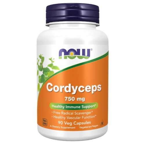 NOW Foods Cordyceps 750mg, 90 növényi kapszula az immunrendszer támogatására - Now Foods