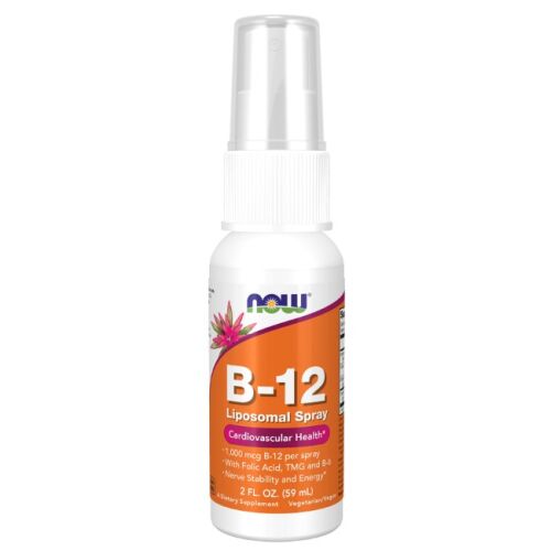 Now Foods B-12 Liposzómás Spray a szív- és érrendszeri egészségért, 59 ml - Now Foods
