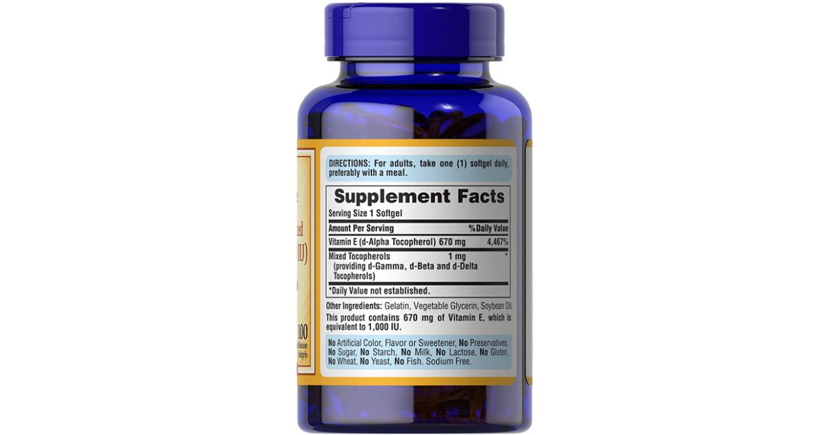 vitamina e in capsule molli