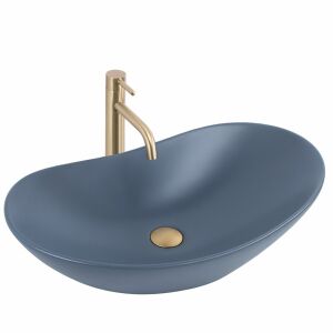 Umywalka nablatowa Rea Royal Blueberry Matt 141187374 - Umywalka