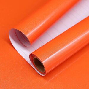 Decoroom Selbstklebende Tapete, Orange, 40 x 300 cm 141188497 - Tapete