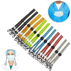 12er Set KAVAVO Maskenkordeln, Polyester, mehrfarbig, 33 cm 141188455 - Mundschutz