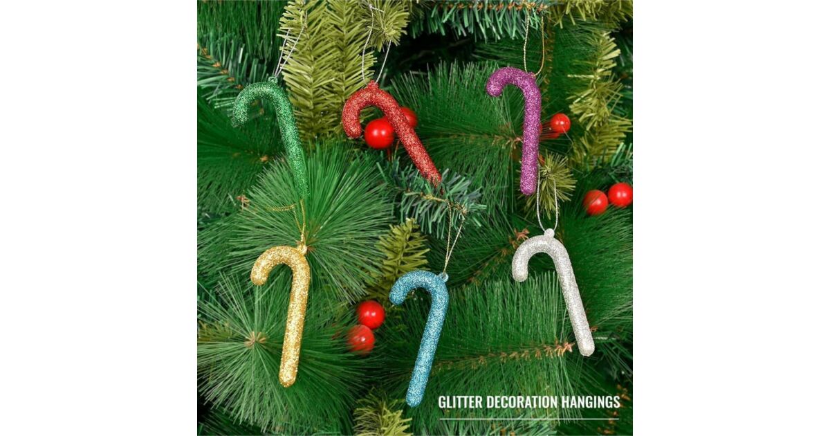 Set de 20 decoratiuni pentru bradul de Craciun XiXiRan, plastic, multicolor 141188514