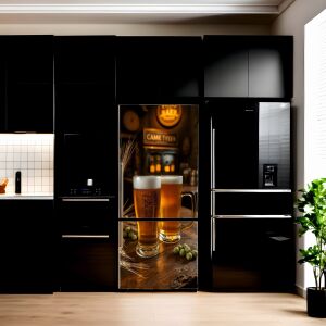 Folia kolorowa z nadrukiem do dekoracji lodówki, rozmiar 200 x 90 cm, model: AVX-FR34 141189261 - Akcesoria do lodówek