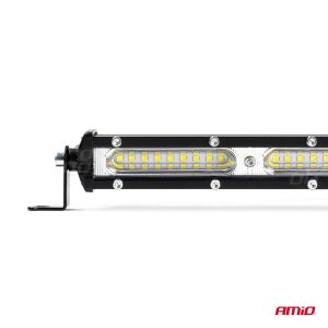 Proiector LED BAR model "SLIM" pentru Off-Road, ATV, SSV, putere 108W, culoare 6500K, tensiune 9-36V, dimensiuni 340 x 27 x 43 mm 141189373 - Lumini auto