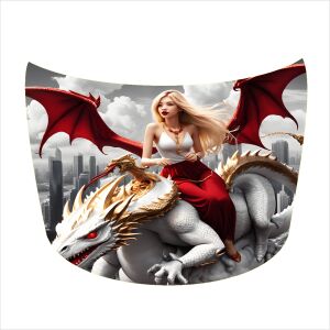 Fólia na kapotu auta „Hood Art“, odolná voči vonkajším vplyvom, veľkosť L (180 x 130 cm) – Kód: AVX-CAPOTA-009L 141189407 - Fólie na vozidlá