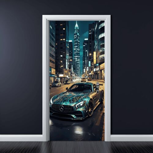 Цветно печатно фолио за декорация на врата, размер 200 x 90 см, модел: AVX-DR09 141189413