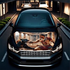 Folie Capota Auto "Hood Art" rezistenta la exterior, marime L (180 x 130cm) - Cod: AVX-CAPOTA-015L 141189672 - Folii vehicule