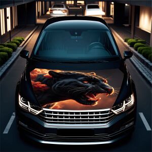 Фолио за автомобилен капак "Hood Art", устойчиво на външни условия, размер L (180 x 130 см) - Код: AVX-CAPOTA-028L 141189742 - Фолио за превозни средства