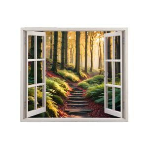 Цветно печатно фолио за декорация на стена в дома, размер 125 x 110 см, модел: VIEW TO HAVEN 37 141189691 - Falpanel & Falmatrica