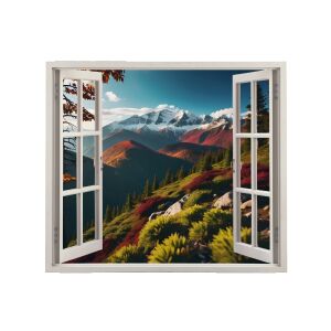 Farebná potlačená fólia na dekoráciu steny v domácnosti, rozmer 125 x 110 cm, model: VIEW TO HAVEN 34 141189843 - Nástenné panely a nálepky na stenu