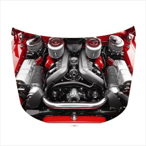 Folie Capota Auto "Hood Art" rezistenta la exterior, marime L (180 x 130cm) - Cod: AVX-CAPOTA-020L 141189942 - Folii vehicule