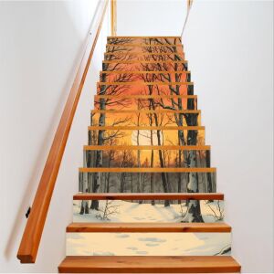 Naklejka dekoracyjna na schody wewnętrzne, wydruk samoprzylepny o wysokiej rozdzielczości, wymiary 200 x 124 cm, kod: AVX-STAIRS-10 141189936 - Falpanel & Falmatrica