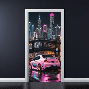 Farebná potlačená fólia na dekoráciu dverí, rozmer 200 x 90 cm, model: AVX-DR05 141189957 - Nástenné panely a nálepky na stenu