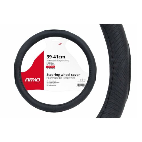 Schwarze Lenkradabdeckung SWC-09-L (39-41cm) 141189977